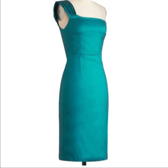 ModCloth one shoulder Rock Steady Dress - Picture 1 of 10